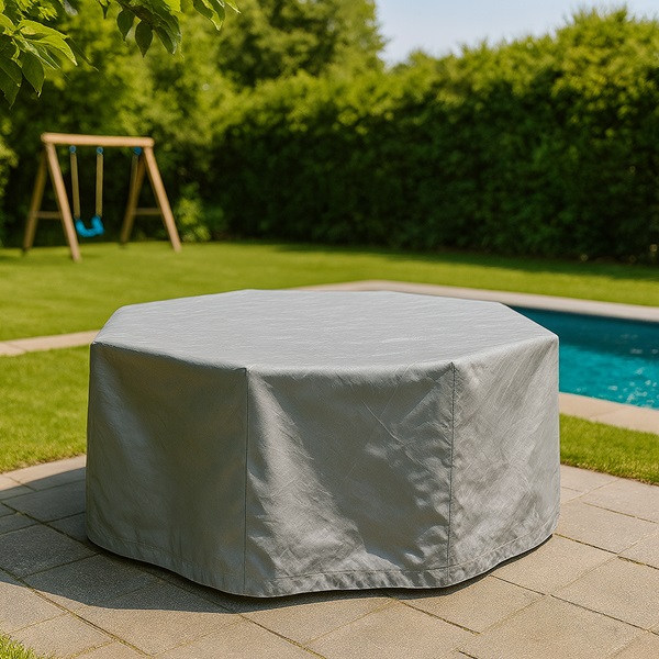 Housse sur mesure ensemble jardin octogonal